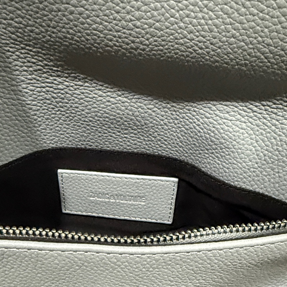 Zadig & Voltaire Soft Blue Leather Shoulder Bag - Picture 4 of 5